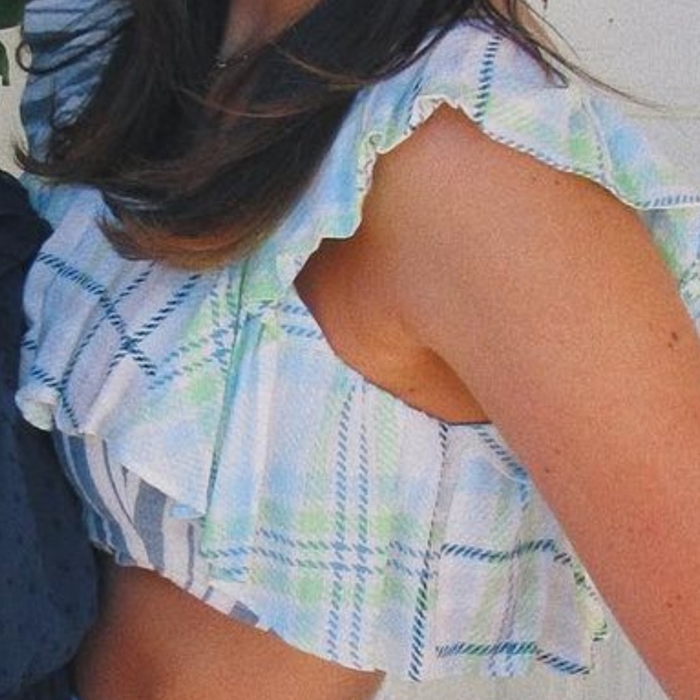 Patterned crop top